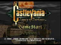 une photo d'Ã©cran de Castlevania - Legacy of Darkness sur Nintendo 64